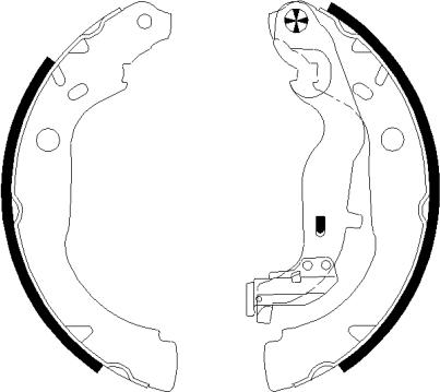 Pagid H1836 - Bremsbackensatz alexcarstop-ersatzteile.com