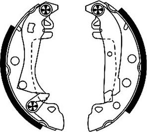 Pagid H8110 - Bremsbackensatz alexcarstop-ersatzteile.com