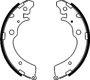 Pagid H8845 - Bremsbackensatz alexcarstop-ersatzteile.com