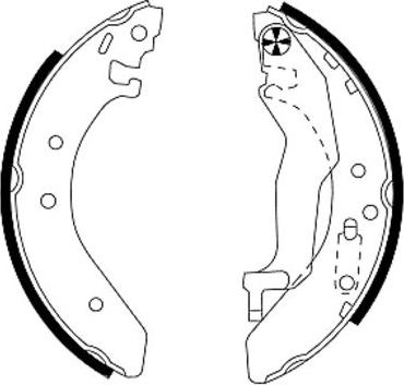 Pagid H8725 - Bremsbackensatz alexcarstop-ersatzteile.com