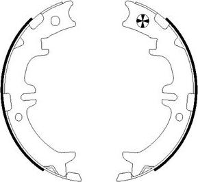 Pagid H7980 - Bremsbackensatz, Feststellbremse alexcarstop-ersatzteile.com