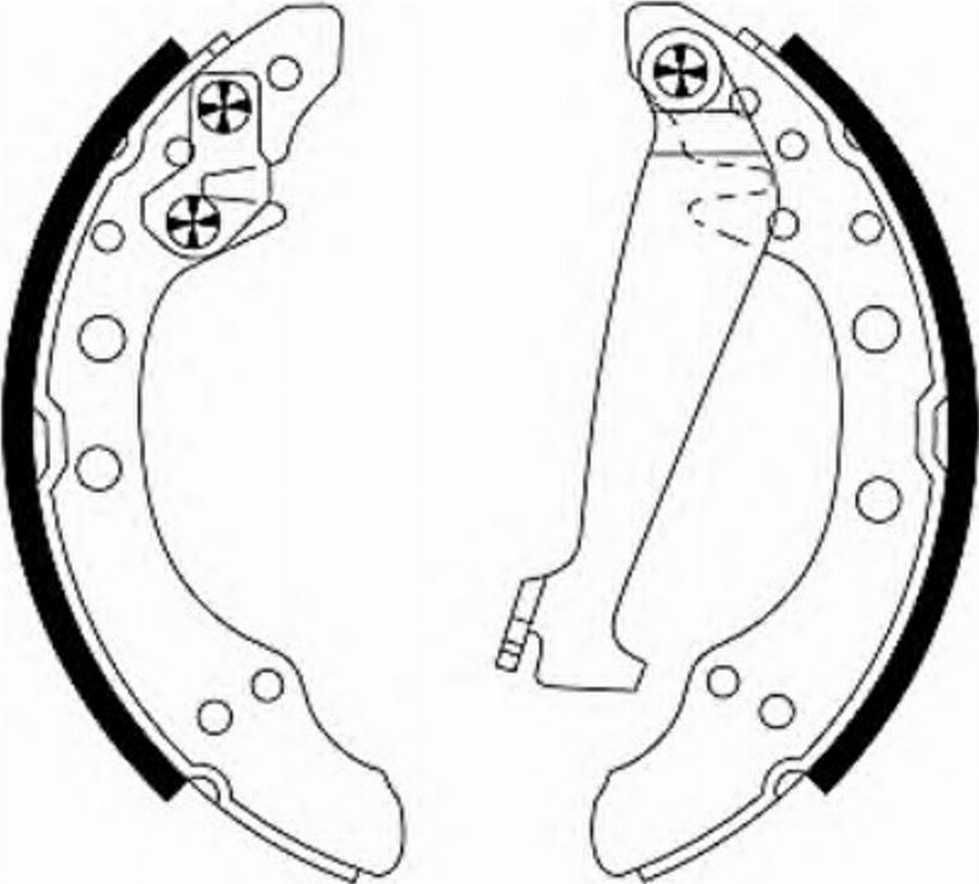 Pagid Q0765 - Bremsbackensatz alexcarstop-ersatzteile.com