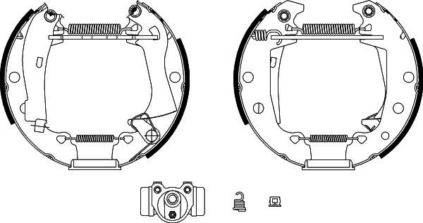 Pagid R0085 - Bremsbackensatz alexcarstop-ersatzteile.com