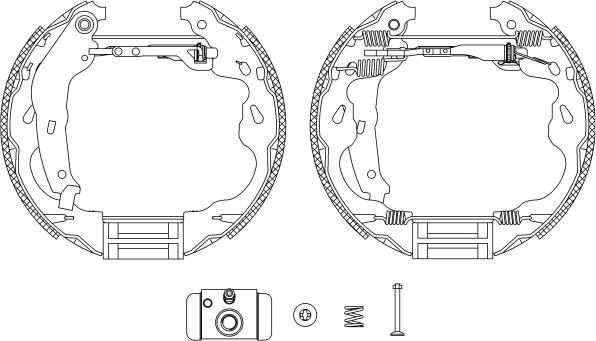 Pagid R1285 - Bremsbackensatz alexcarstop-ersatzteile.com