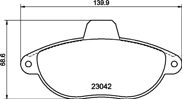 Pagid T9054 - Bremsbelagsatz, Scheibenbremse alexcarstop-ersatzteile.com