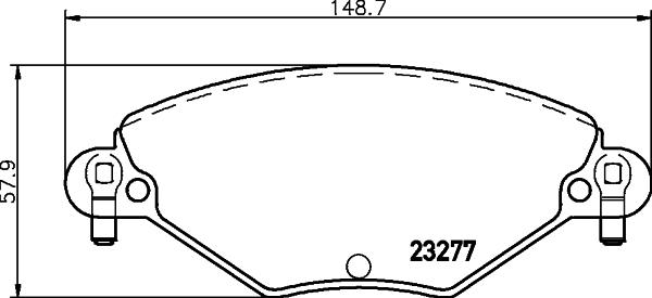 Pagid T9103 - Bremsbelagsatz, Scheibenbremse alexcarstop-ersatzteile.com