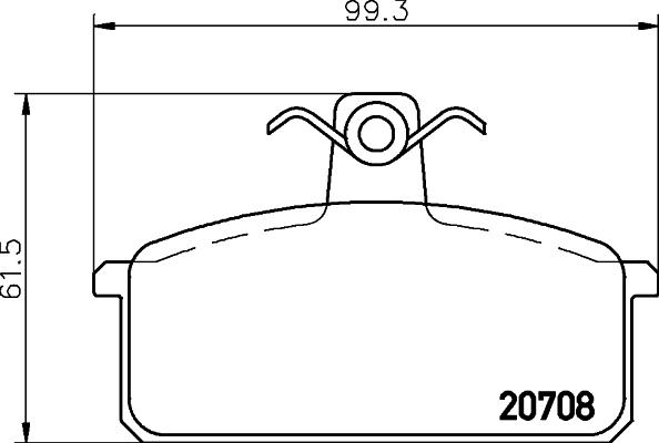 Pagid T5094 - Bremsbelagsatz, Scheibenbremse alexcarstop-ersatzteile.com