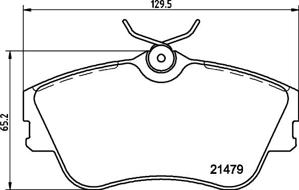 Pagid T5072 - Bremsbelagsatz, Scheibenbremse alexcarstop-ersatzteile.com