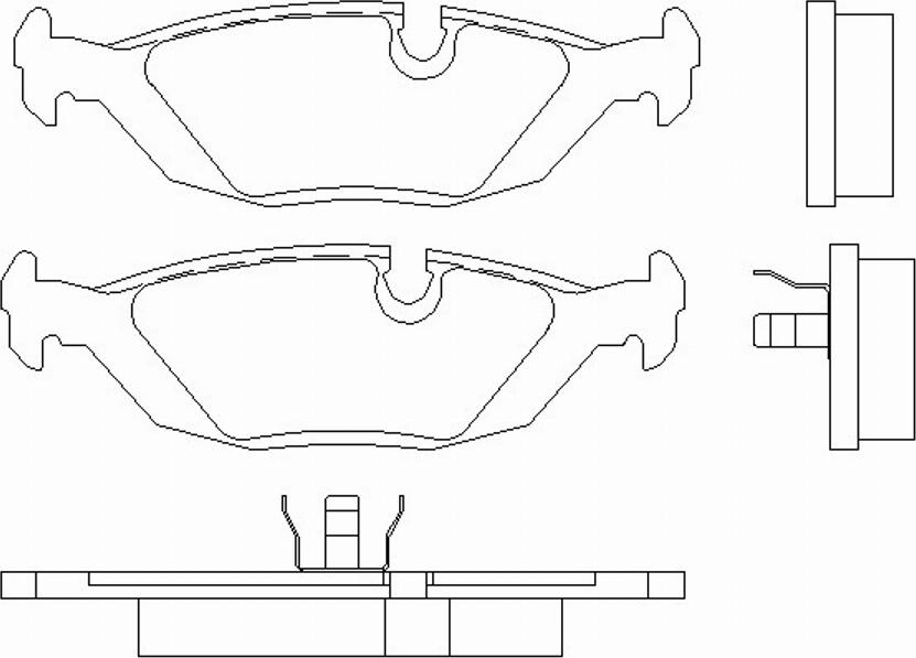 Pagid T0412 - Bremsbelagsatz, Scheibenbremse alexcarstop-ersatzteile.com