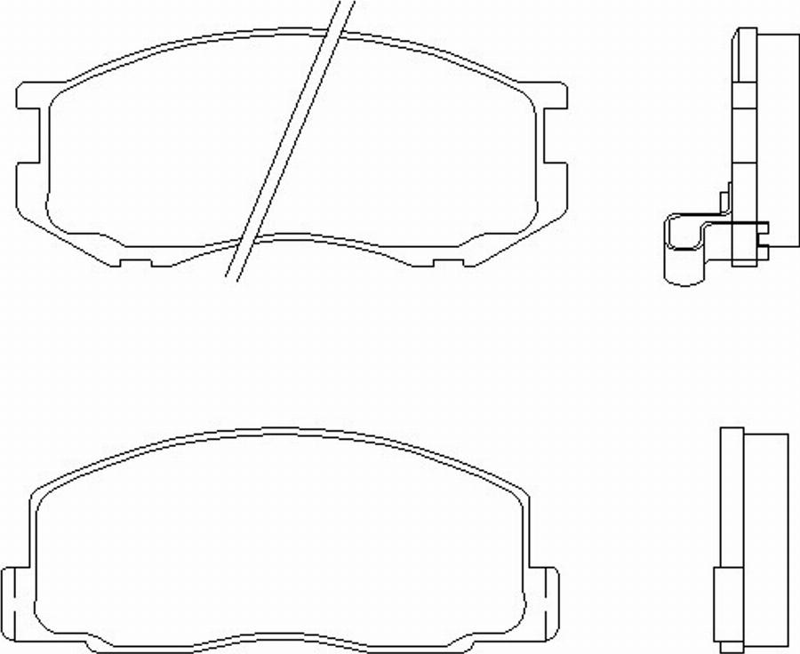 Pagid T0007 - Bremsbelagsatz, Scheibenbremse alexcarstop-ersatzteile.com