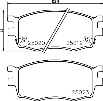 Pagid T1909 - Bremsbelagsatz, Scheibenbremse alexcarstop-ersatzteile.com