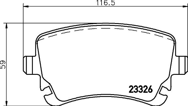 Pagid T1410 - Bremsbelagsatz, Scheibenbremse alexcarstop-ersatzteile.com