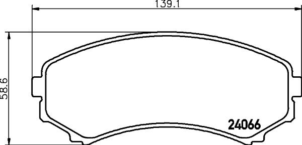 Pagid T1438 - Bremsbelagsatz, Scheibenbremse alexcarstop-ersatzteile.com