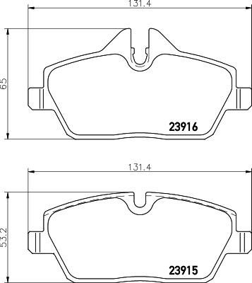 Pagid T1827 - Bremsbelagsatz, Scheibenbremse alexcarstop-ersatzteile.com