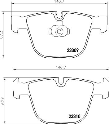 Pagid T1293 - Bremsbelagsatz, Scheibenbremse alexcarstop-ersatzteile.com