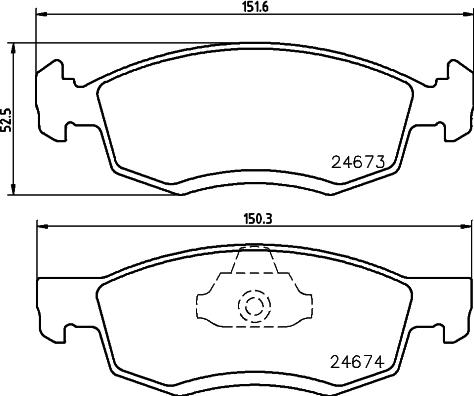 Pagid T1772 - Bremsbelagsatz, Scheibenbremse alexcarstop-ersatzteile.com