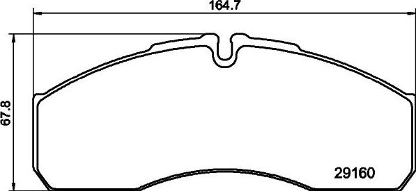 Pagid T3154 - Bremsbelagsatz, Scheibenbremse alexcarstop-ersatzteile.com