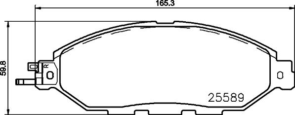 Pagid T2376 - Bremsbelagsatz, Scheibenbremse alexcarstop-ersatzteile.com