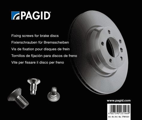 Pagid TPM1001 - Sortiment, Schrauben alexcarstop-ersatzteile.com