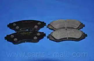 Parts-Mall PKC-003-S - Bremsbelagsatz, Scheibenbremse alexcarstop-ersatzteile.com