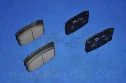 Parts-Mall PKC-002 - Bremsbelagsatz, Scheibenbremse alexcarstop-ersatzteile.com