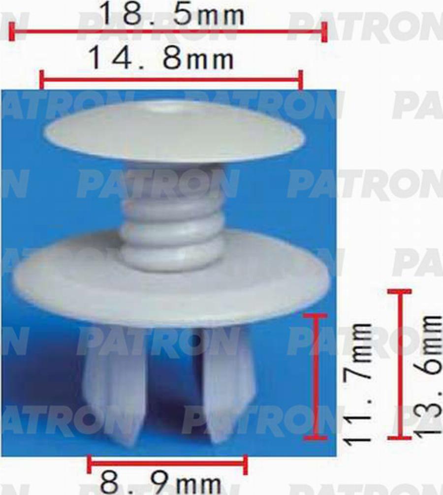 Patron P370312A - Clip, Zier / Schutzleiste alexcarstop-ersatzteile.com