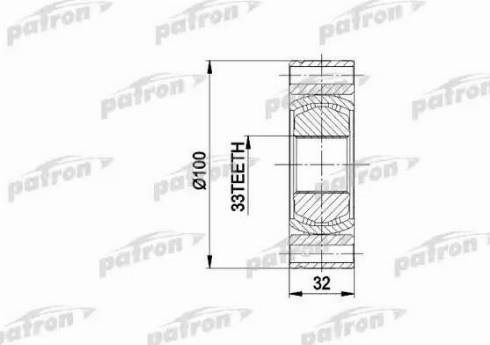 Patron PCV3001 - Gelenksatz, Antriebswelle alexcarstop-ersatzteile.com