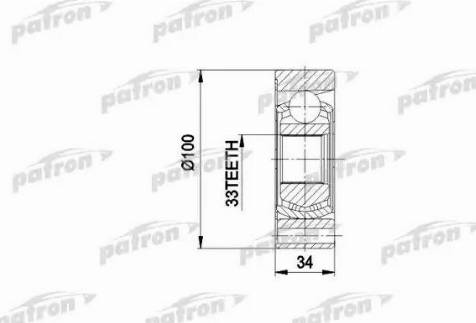 Patron PCV3010 - Gelenksatz, Antriebswelle alexcarstop-ersatzteile.com