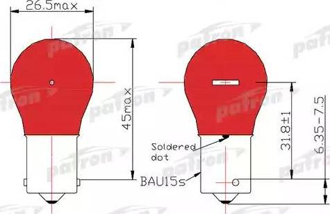 Patron PLPY21W - Glühlampe, Blinkleuchte alexcarstop-ersatzteile.com