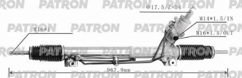 Patron PSG3007 - Lenkgetriebe alexcarstop-ersatzteile.com