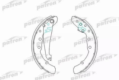 Patron PSP409 - Bremsbackensatz alexcarstop-ersatzteile.com