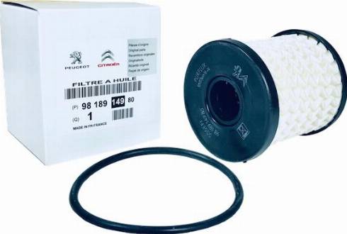 PEUGEOT 9818914980 - Ölfilter alexcarstop-ersatzteile.com