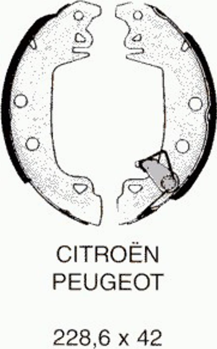 Pex 6.072 - Bremsbackensatz alexcarstop-ersatzteile.com