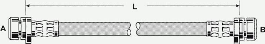 Pex 22.502 - Bremsschlauch alexcarstop-ersatzteile.com