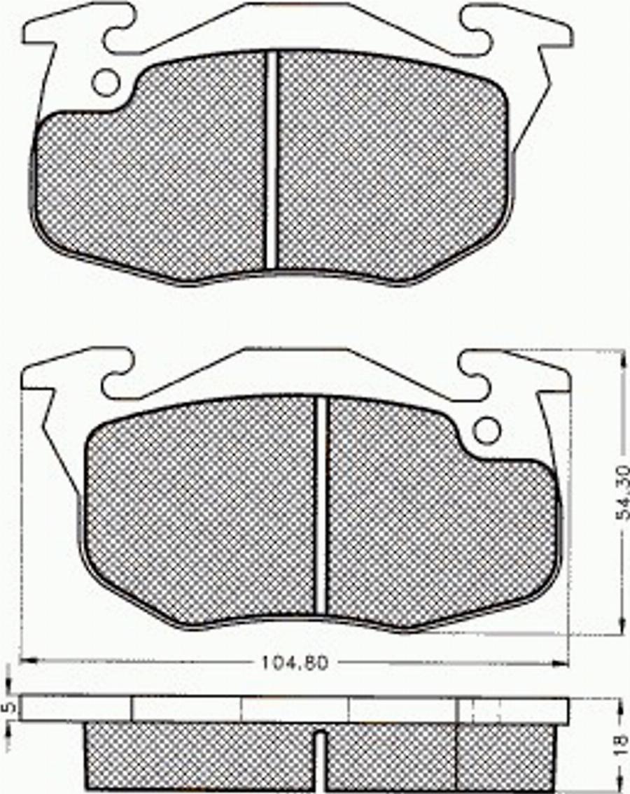 Pex 7.429 - Bremsbelagsatz, Scheibenbremse alexcarstop-ersatzteile.com