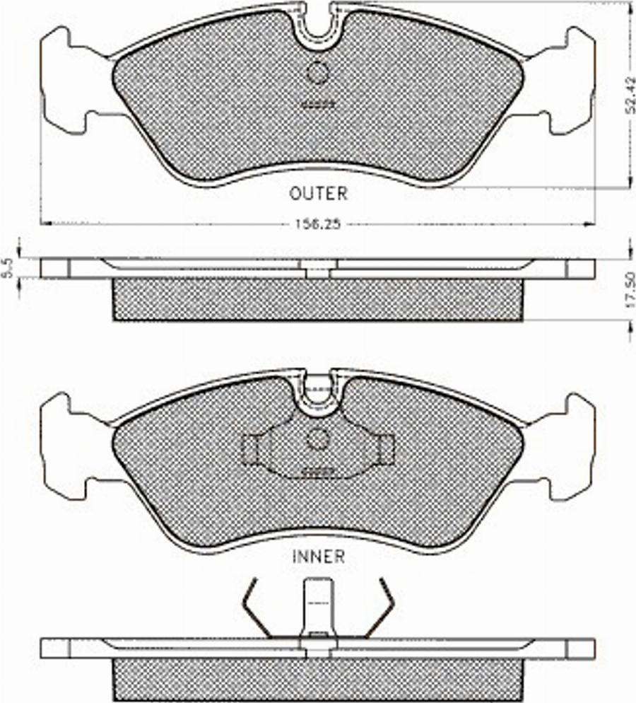 Pex 7.089S - Bremsbelagsatz, Scheibenbremse alexcarstop-ersatzteile.com