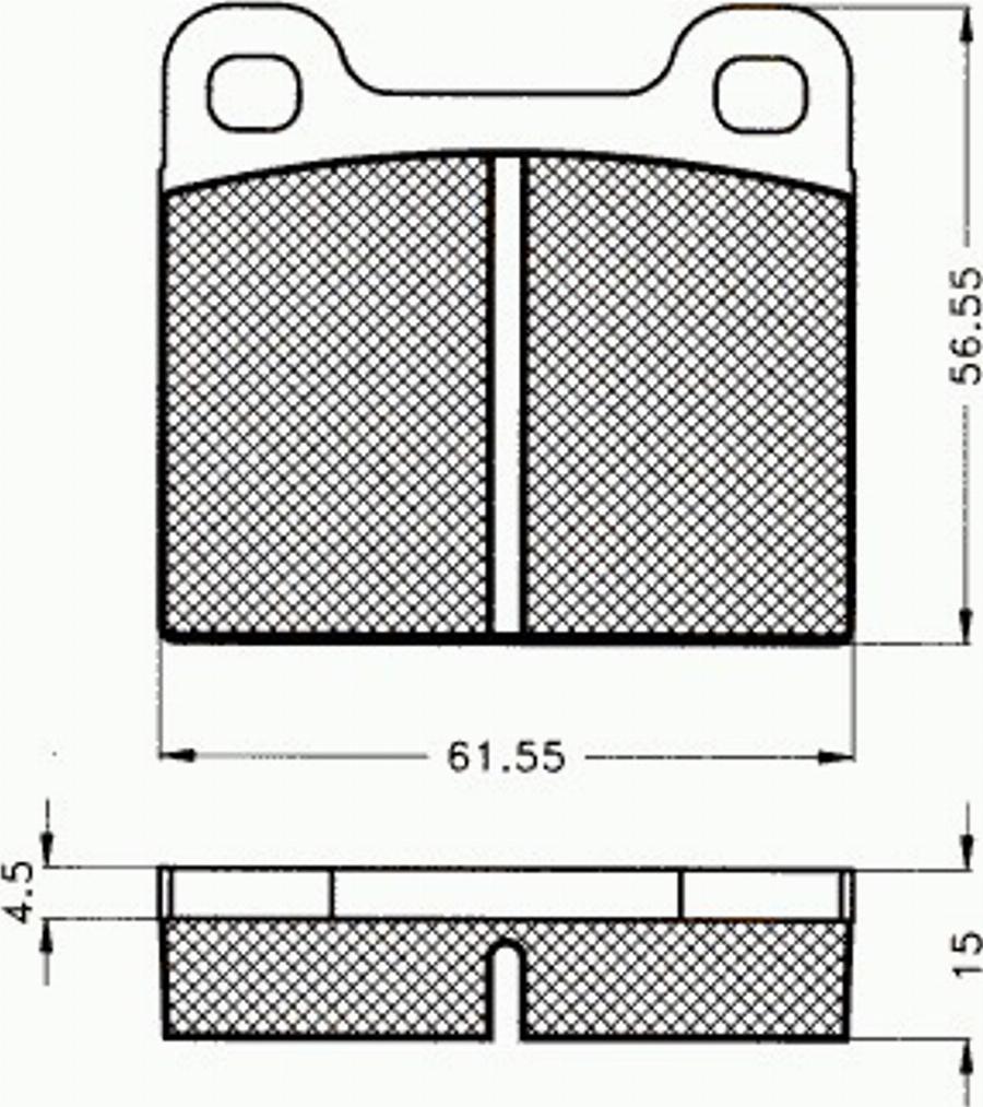 Pex 7146 - Bremsbelagsatz, Scheibenbremse alexcarstop-ersatzteile.com