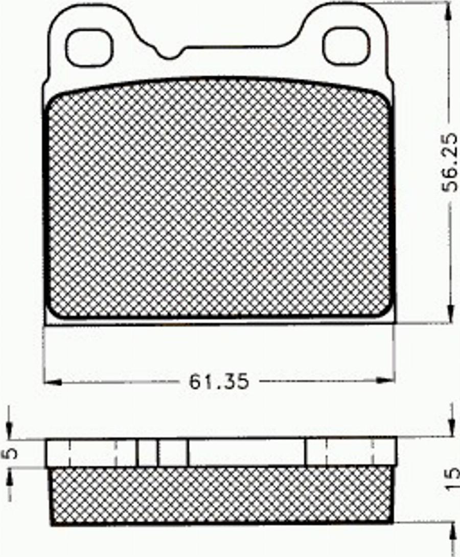 Pex 7141 - Bremsbelagsatz, Scheibenbremse alexcarstop-ersatzteile.com