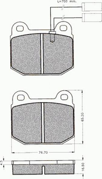 Pex 7.166 - Bremsbelagsatz, Scheibenbremse alexcarstop-ersatzteile.com