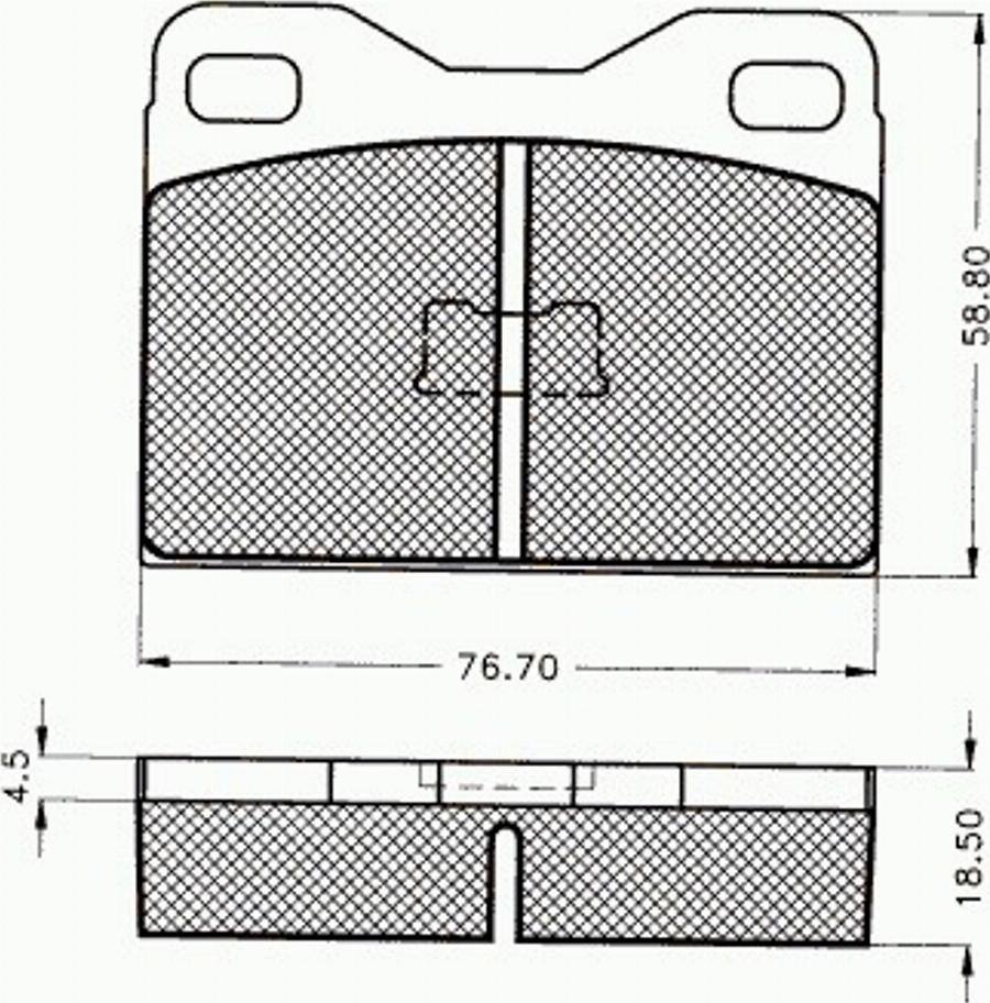 Pex 7172 - Bremsbelagsatz, Scheibenbremse alexcarstop-ersatzteile.com