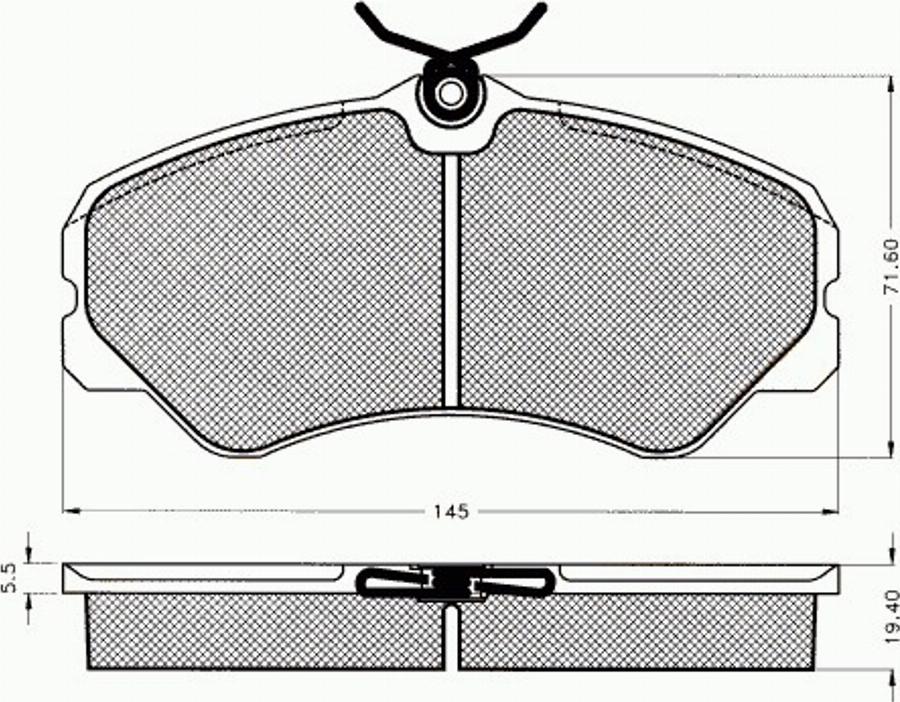 Pex 7.331 - Bremsbelagsatz, Scheibenbremse alexcarstop-ersatzteile.com