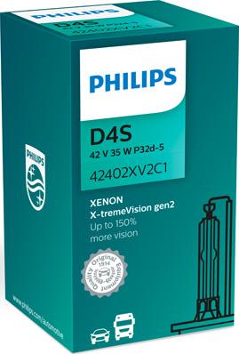 PHILIPS 42402XV2C1 - Glühlampe, Hauptscheinwerfer alexcarstop-ersatzteile.com