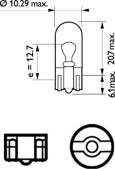 PHILIPS 12961LLECOCP - Glühlampe, Blinkleuchte alexcarstop-ersatzteile.com