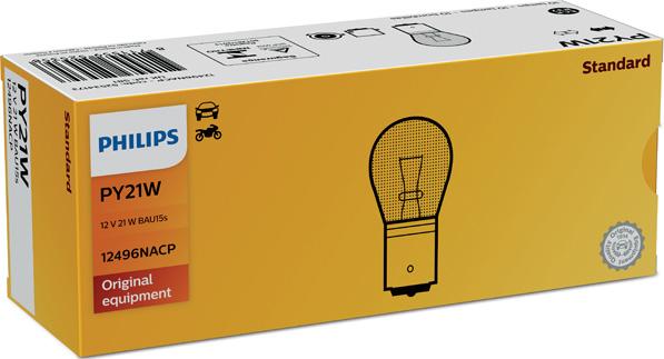 PHILIPS 12496NACP - Glühlampe, Blinkleuchte alexcarstop-ersatzteile.com