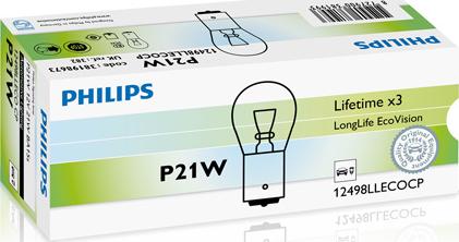 PHILIPS 12498LLECOCP - Glühlampe, Blinkleuchte alexcarstop-ersatzteile.com