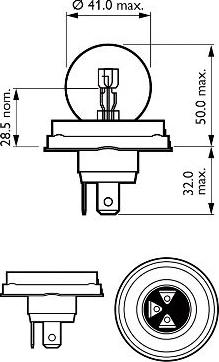 PHILIPS 12620C1 - Glühlampe, Fernscheinwerfer alexcarstop-ersatzteile.com