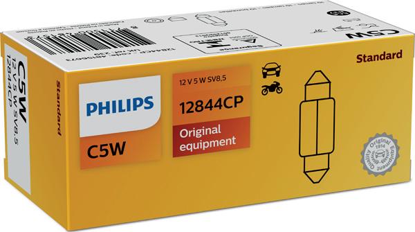 PHILIPS 12844CP - Glühlampe, Kennzeichenleuchte alexcarstop-ersatzteile.com