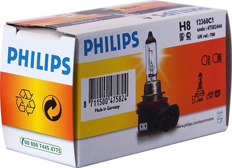 PHILIPS 12360 - Glühlampe, Tagfahrleuchte alexcarstop-ersatzteile.com