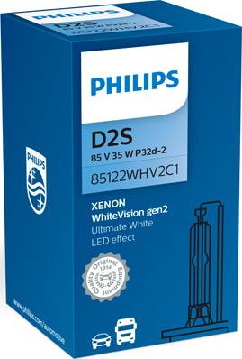 PHILIPS 85122WHV2C1 - Glühlampe, Fernscheinwerfer alexcarstop-ersatzteile.com