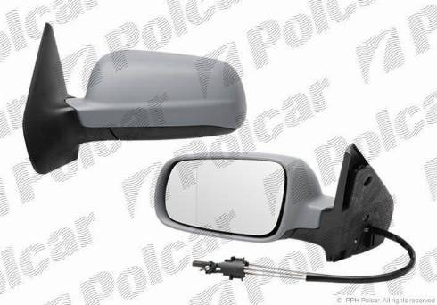 Polcar 95415212 - Spiegelglas, Außenspiegel alexcarstop-ersatzteile.com